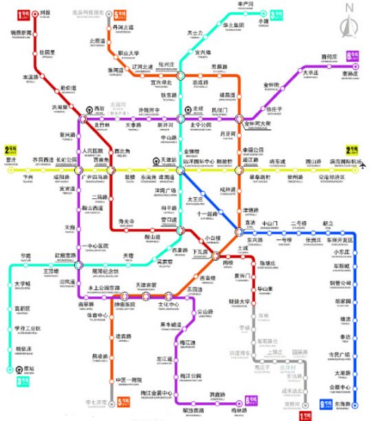 天津地鐵12號線最新線路圖及其影響分析